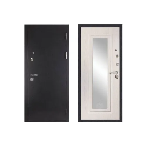 Металлическая дверь Дива МД-26 с зеркалом